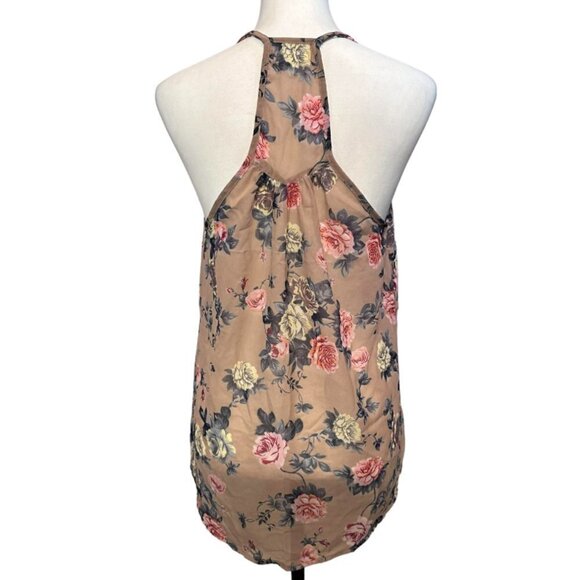 Marisol Racerback Tank Top Bow and Ruffle Front Top Size M - Picture 4 of 6